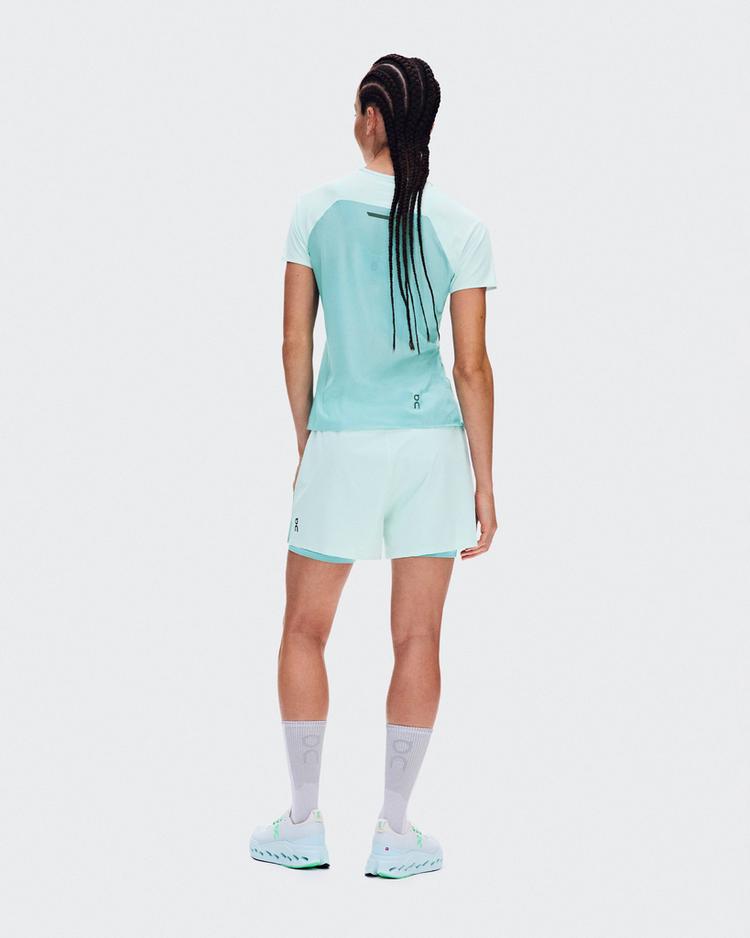 On On Performance-T Funktionsshirt Damen - flurry-aquamarine - 1 | SportScheck
