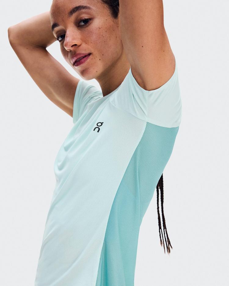 On On Performance-T Funktionsshirt Damen - flurry-aquamarine - 2 | SportScheck
