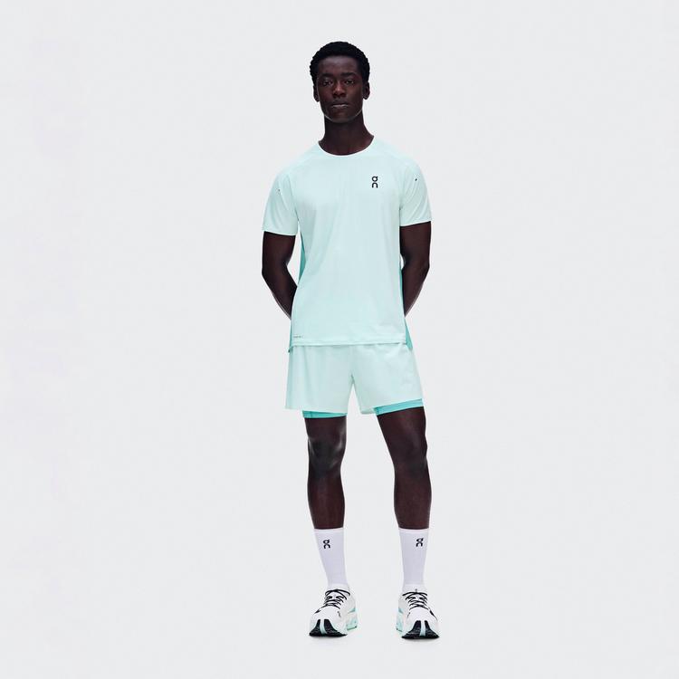 On On 5" Performance 2-1 Shorts Funktionsshorts Herren - flurry-aquamarine - 2 | SportScheck