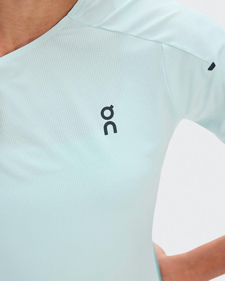 On On Performance-T Funktionsshirt Damen - flurry-aquamarine - 4 | SportScheck
