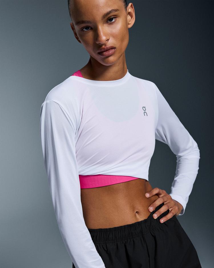 On On Core Long-T Funktionsshirt Damen - white - 6 | SportScheck