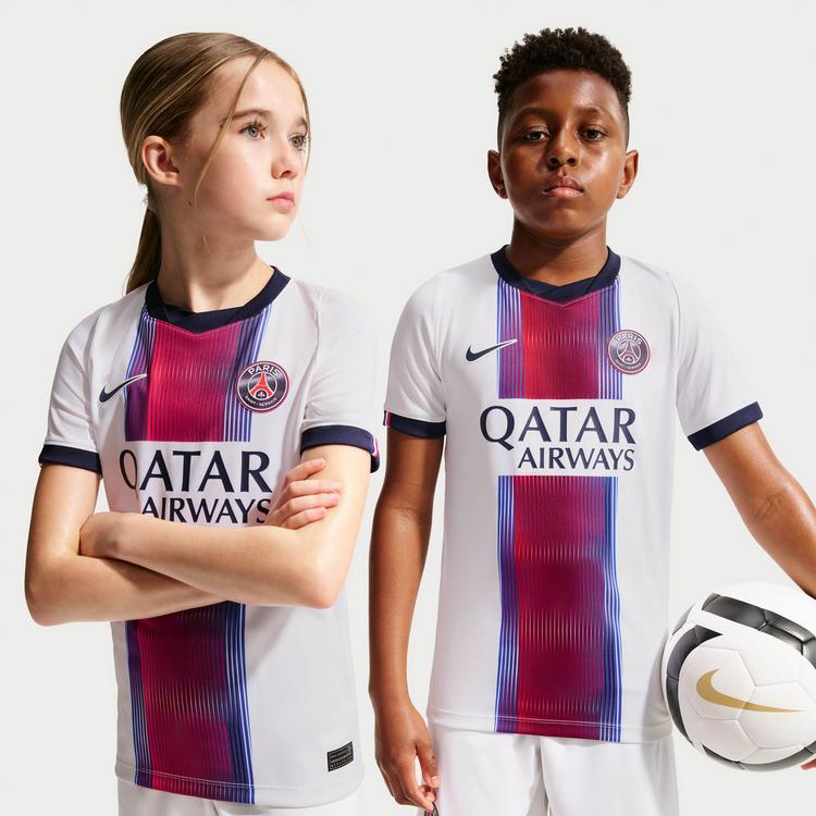 Nike Nike PARIS SAINT-GERMAIN AWAY Teamtrikot Kinder - white-college navy-college navy - 0 | SportScheck