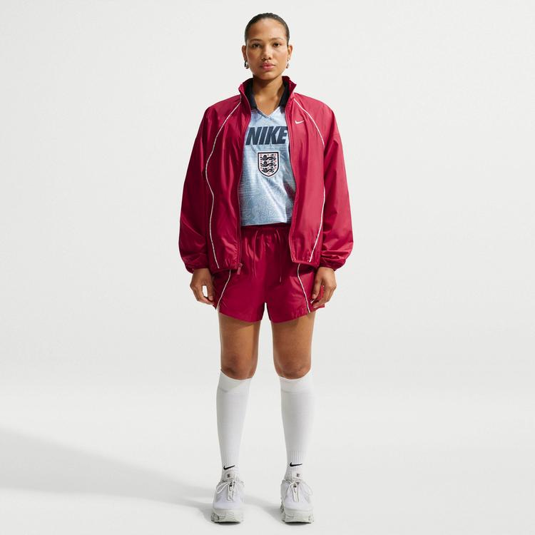 Nike Nike Athletics Dept Water Repel Windbreaker Nylonjacke Damen - tough red-sail-sail - 0 | SportScheck