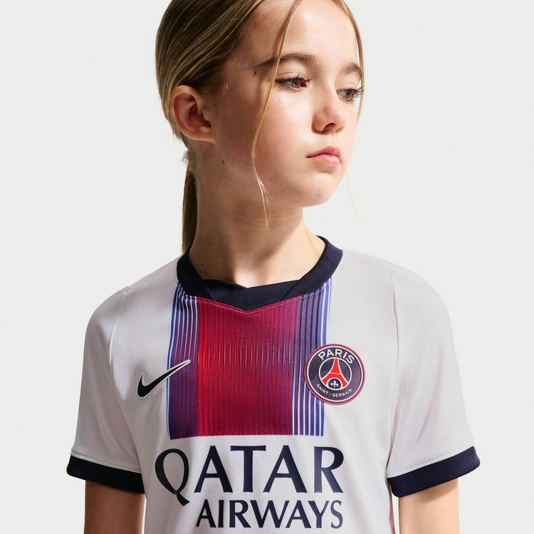 Nike Nike PARIS SAINT-GERMAIN AWAY Teamtrikot Kinder - white-college navy-college navy - 5 | SportScheck