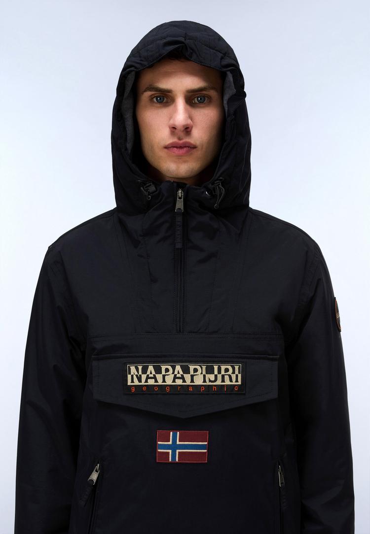 Napapijri Napapijri Rain Forest Pocket 2 Kapuzenjacke Herren - black - 3 | SportScheck