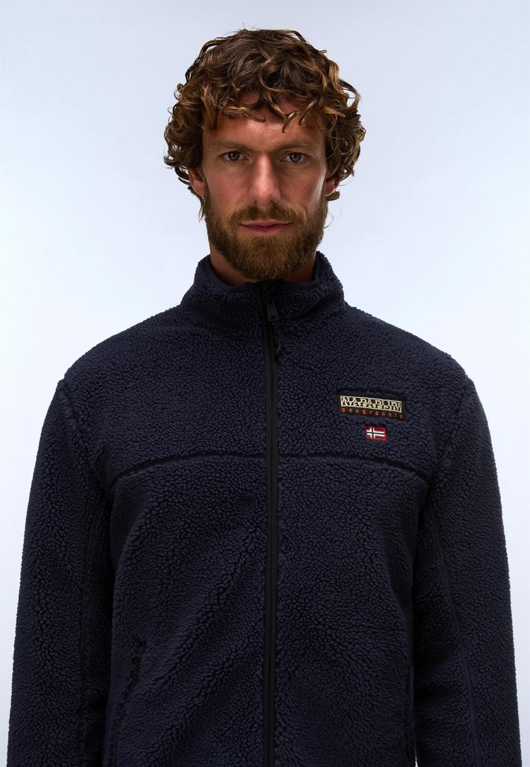 Napapijri Napapijri T-Tynik Fleecejacke Herren - blu marine - 3 | SportScheck