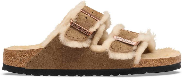 Birkenstock Birkenstock Arizona Shearling Sandalen Damen - dark tea - 0 | SportScheck