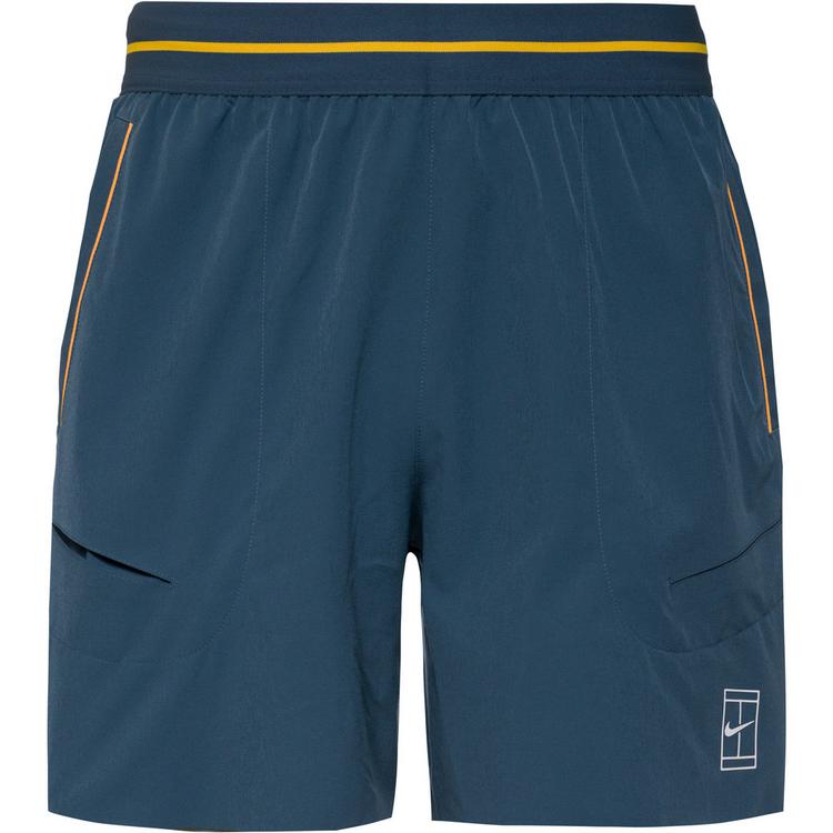 Nike Nike Advantage Tennisshorts Herren - new slate-laser orange-white - 0 | SportScheck