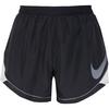 Nike SWOOSH Laufshorts Damen - black-white-cool grey