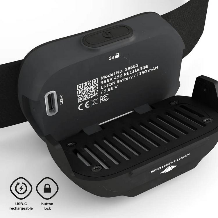 SILVA SILVA Seek 450 Recharge Stirnlampe LED - midnight - 1 | SportScheck