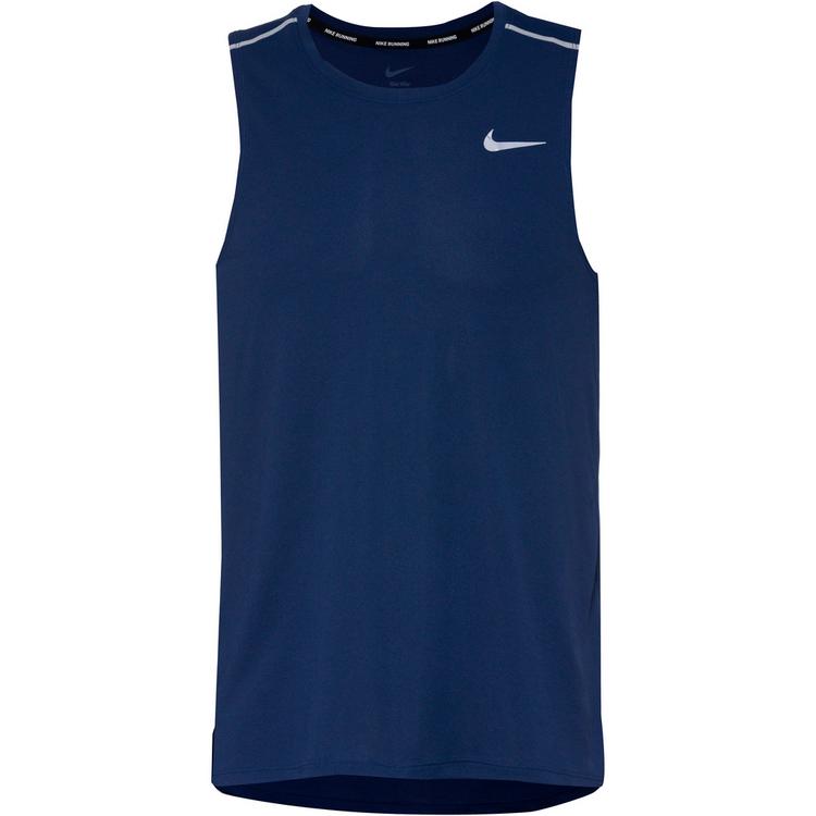 Nike Nike Miler Funktionstank Herren - midnight navy-reflective silv - 0 | SportScheck
