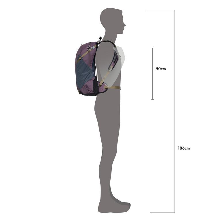 Osprey Osprey Hikelite 18 Wanderrucksack - graphite purple - 6 | SportScheck