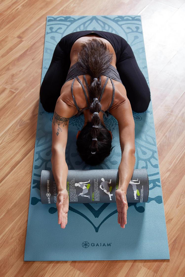 GAIAM GAIAM NIAGARA YOGAMATTE 6MM PRINTED Matte - dunkelt&uuml;rkis - 0 | SportScheck