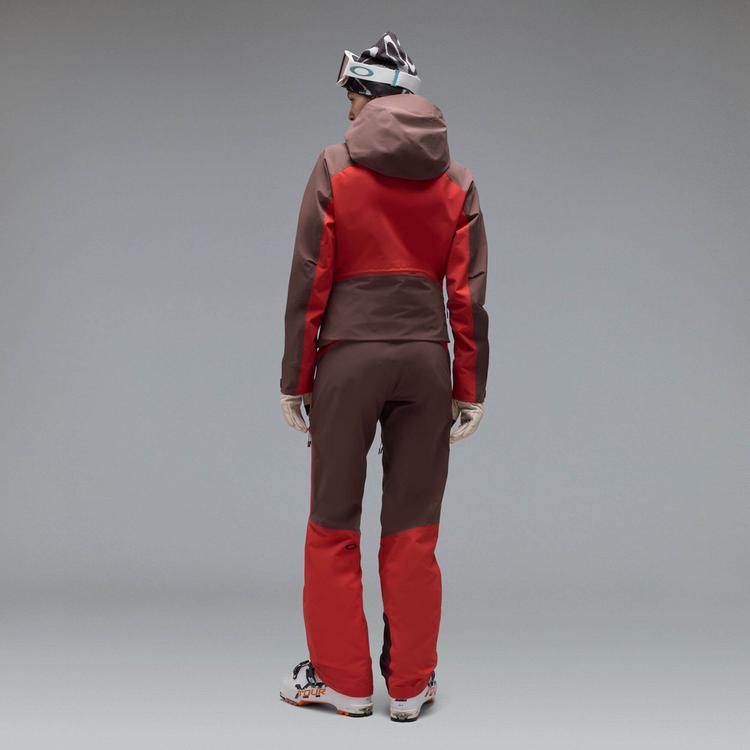 Oakley Oakley Kandall Skijacke Damen - dark umber-hibiscus red - 1 | SportScheck