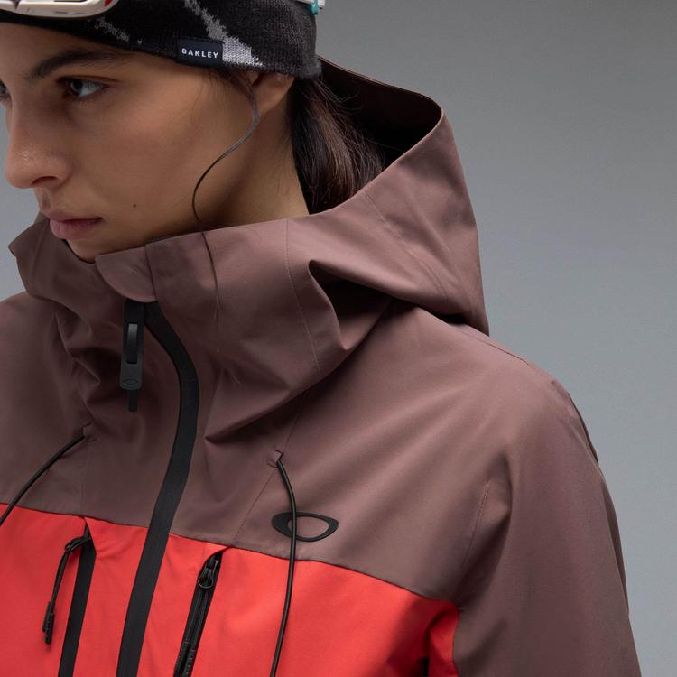 Oakley Oakley Kandall Skijacke Damen - dark umber-hibiscus red - 2 | SportScheck
