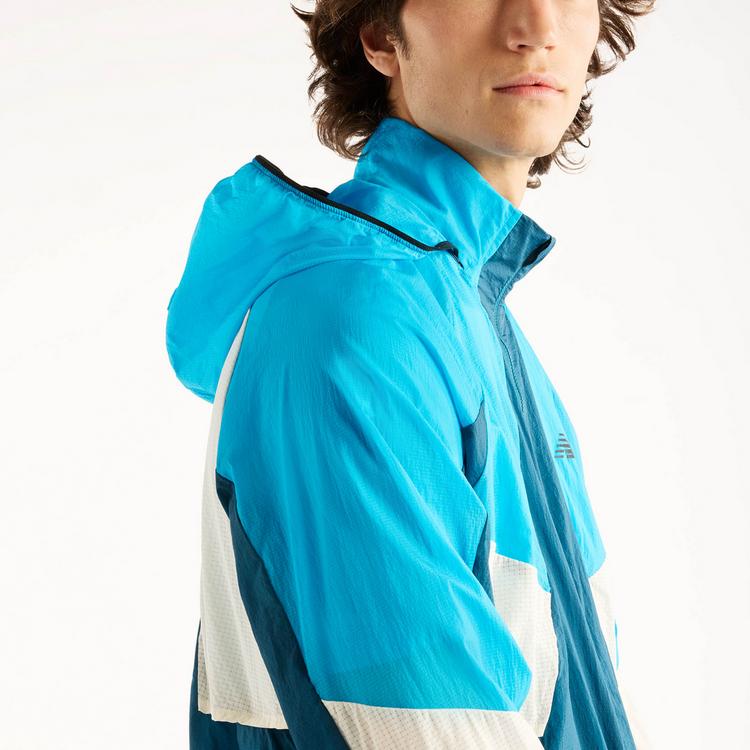 NEW BALANCE NEW BALANCE Mens Running Jacket Laufjacke Herren - blue - 4 | SportScheck