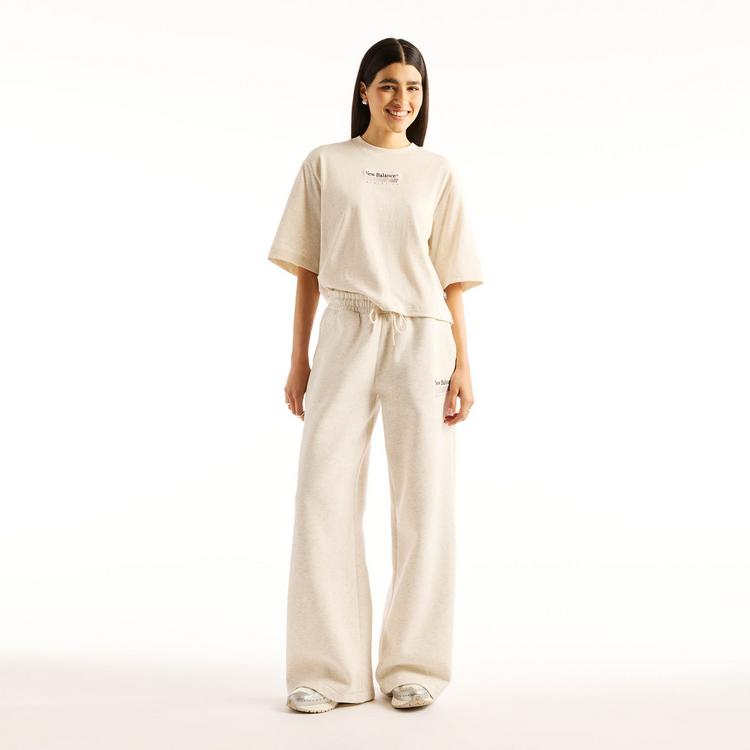 NEW BALANCE NEW BALANCE Oversize Shirt Damen - linen heather - 2 | SportScheck