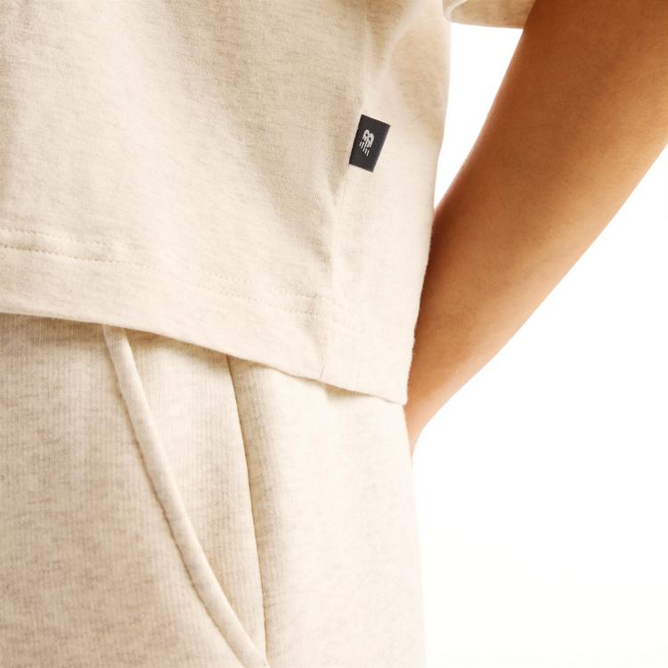 NEW BALANCE NEW BALANCE Oversize Shirt Damen - linen heather - 4 | SportScheck