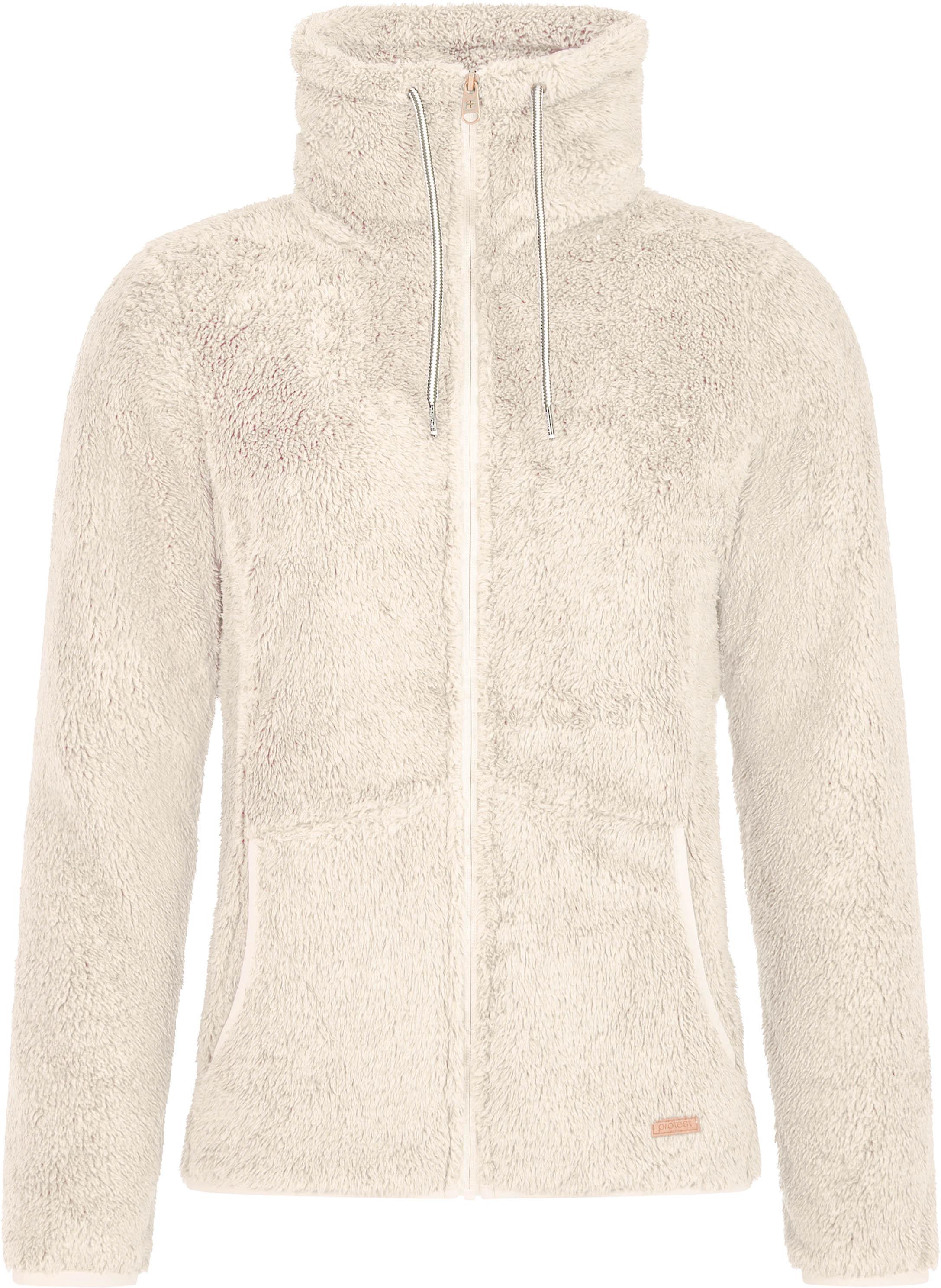 Protest Damen Weiß Riri Zip Fleece 2027 Kit Off - Extra Groß - Bild 4
