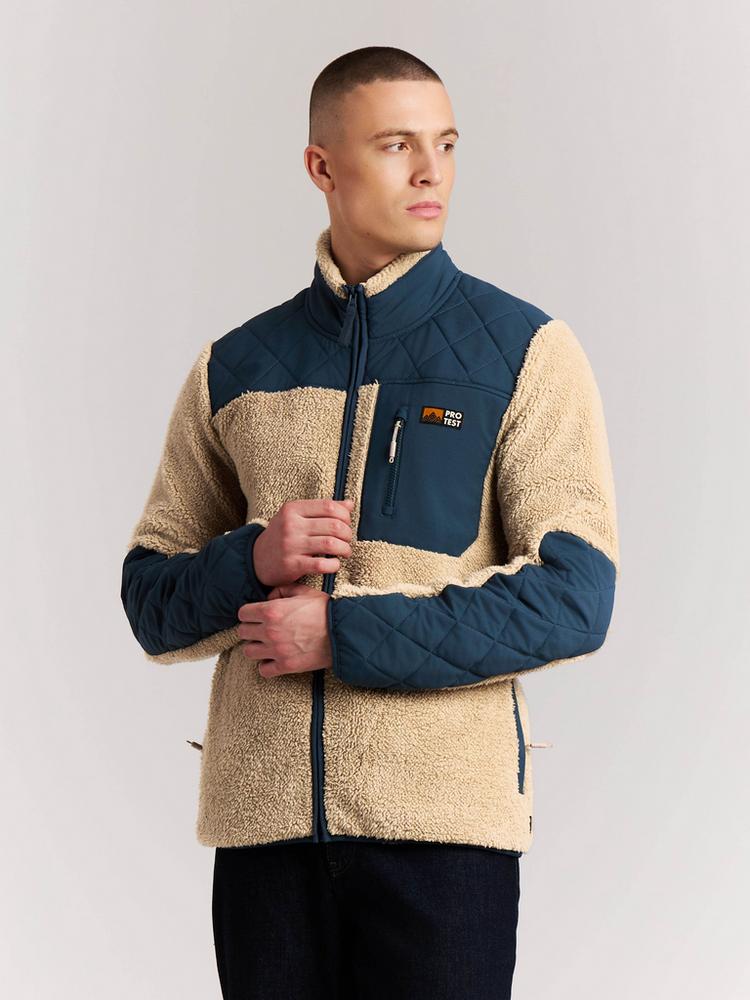 Protest Protest Fleecejacke Herren - bamboobeige - 0 | SportScheck