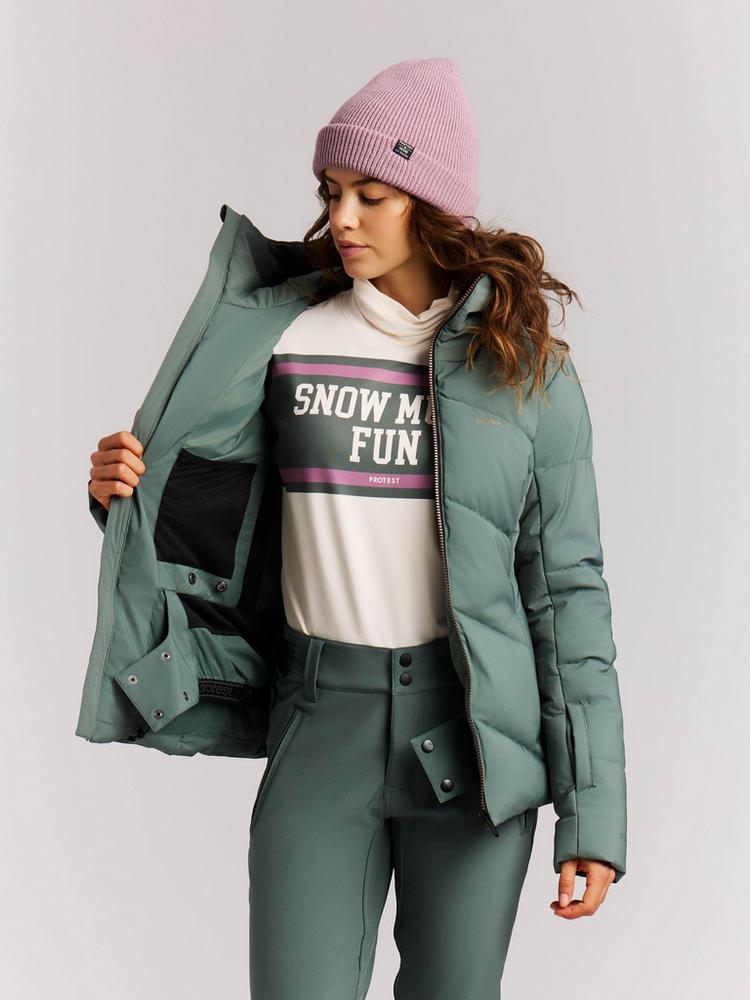 Protest Protest Skijacke Damen - evergreen - 5 | SportScheck