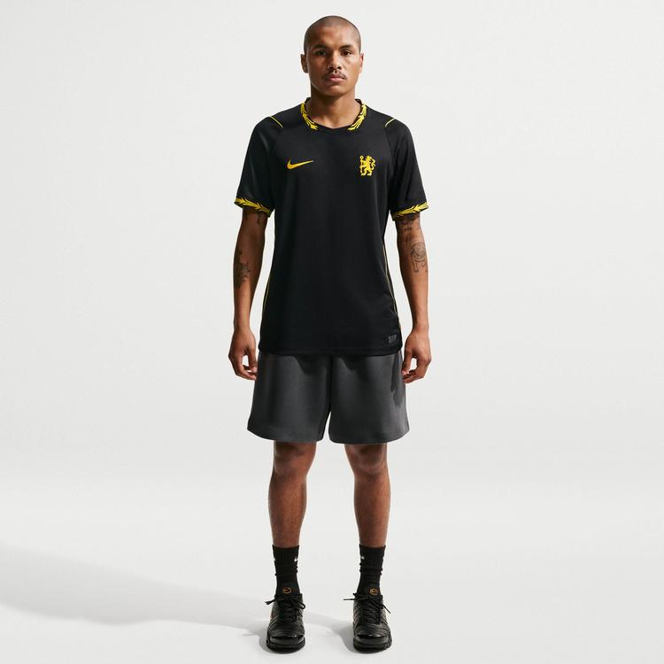 Nike Nike FC Chelsea 26-27 Ausw&auml;rts Teamtrikot Herren - black-midwest gold-midwest gold - 0 | SportScheck