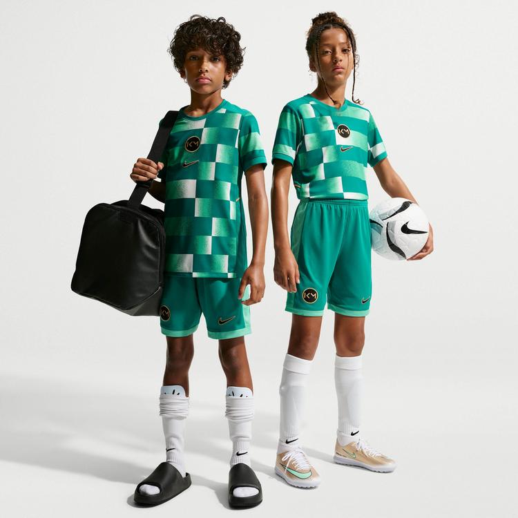 Nike Nike KYLIAN MBAPPE ACD25 Fu&szlig;ballshorts Kinder - rio teal-light menta-metallic gold - 0 | SportScheck