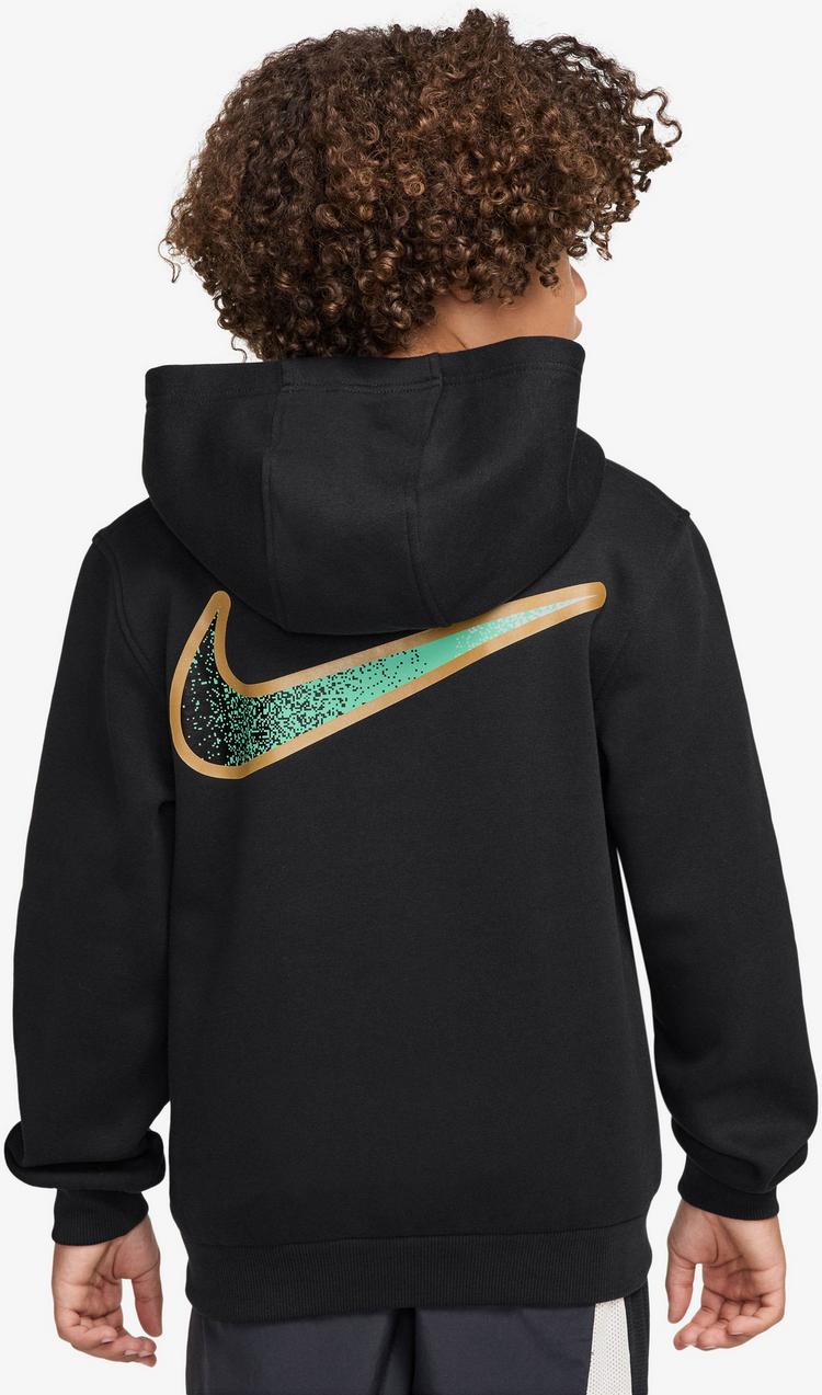 Nike Nike KYLIAN MBAPPE CLUB Hoodie Kinder - black-metallic gold - 1 | SportScheck