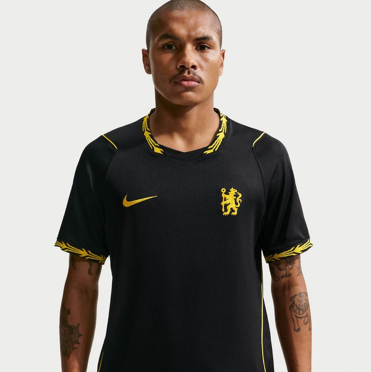 Nike Nike FC Chelsea 26-27 Ausw&auml;rts Teamtrikot Herren - black-midwest gold-midwest gold - 2 | SportScheck