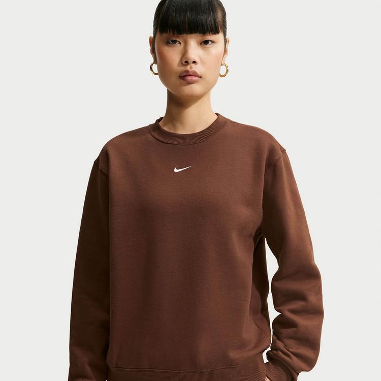 Nike Nike Studio Fleece Sweatshirt Damen - cacao wow-sail - 2 | SportScheck