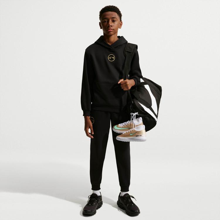 Nike Nike KYLIAN MBAPPE CLUB Hoodie Kinder - black-metallic gold - 3 | SportScheck