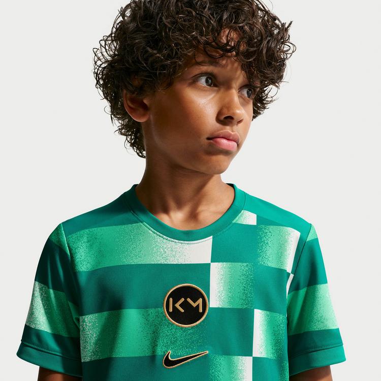 Nike Nike Kylian Mbappe Funktionsshirt Kinder - rio teal-elemental gold-metallic go - 5 | SportScheck