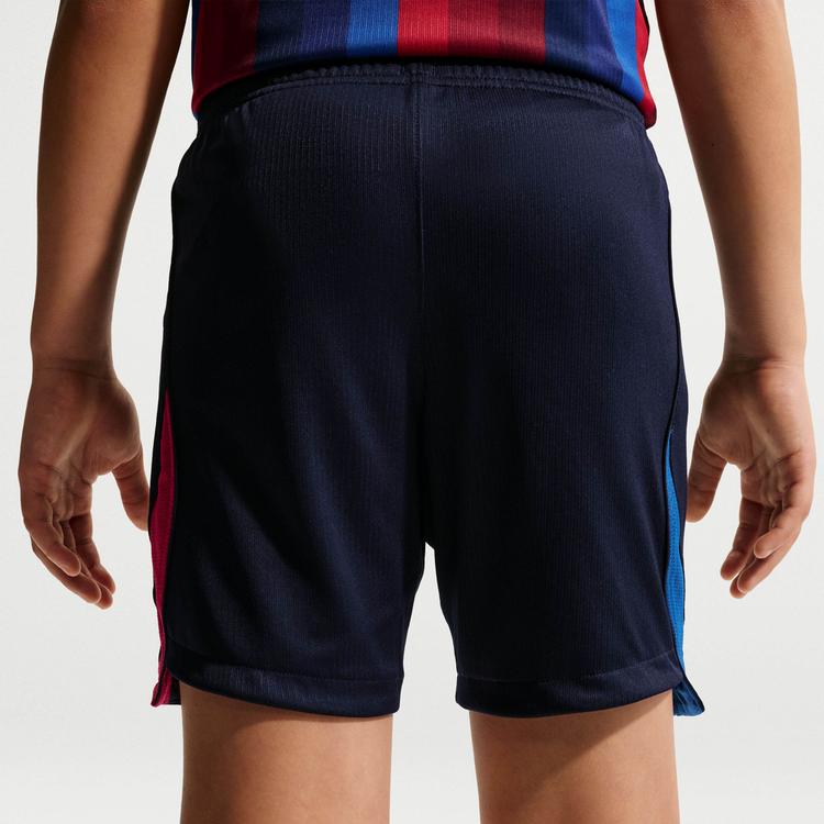 Nike Nike FC BARCELONA HOME Fu&szlig;ballshorts Kinder - blackened blue-mineral yellow - 6 | SportScheck