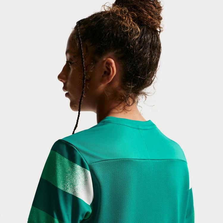 Nike Nike Kylian Mbappe Funktionsshirt Kinder - rio teal-elemental gold-metallic go - 6 | SportScheck