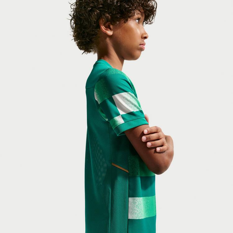 Nike Nike Kylian Mbappe Funktionsshirt Kinder - rio teal-elemental gold-metallic go - 7 | SportScheck