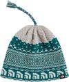 The North Face CABIN Bommelm&uuml;tze Herren - pacific teal jacquard-t