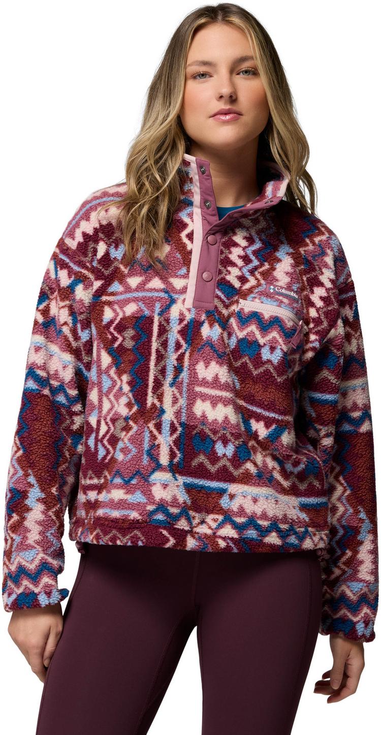 Columbia Columbia Helvetia II Fleeceshirt Damen - antique mauve-geomix - 0 | SportScheck