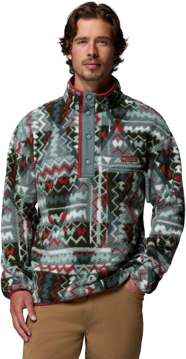 Columbia Columbia Helvetia II Fleeceshirt Herren - sedona sage geomix - 0 | SportScheck