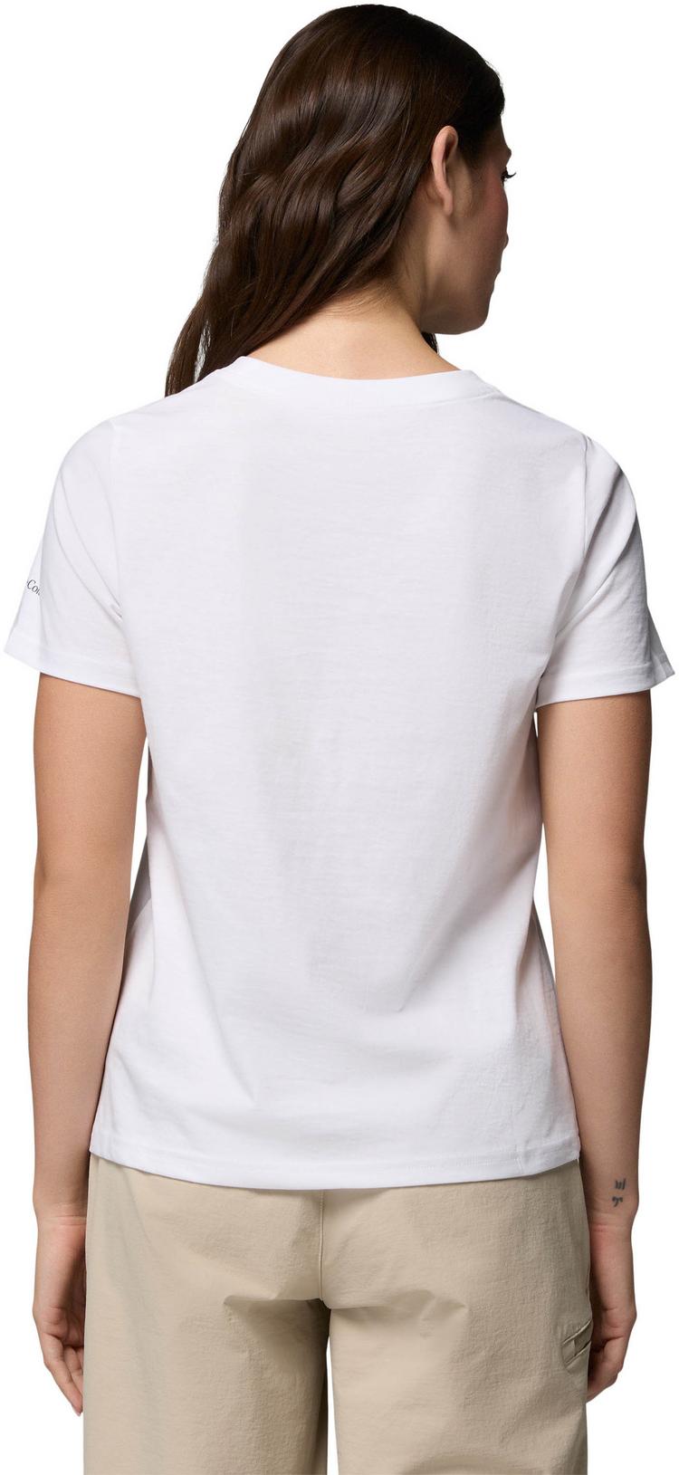 Columbia Columbia Rolling Bend T-Shirt Damen - white-hike happy - 1 | SportScheck