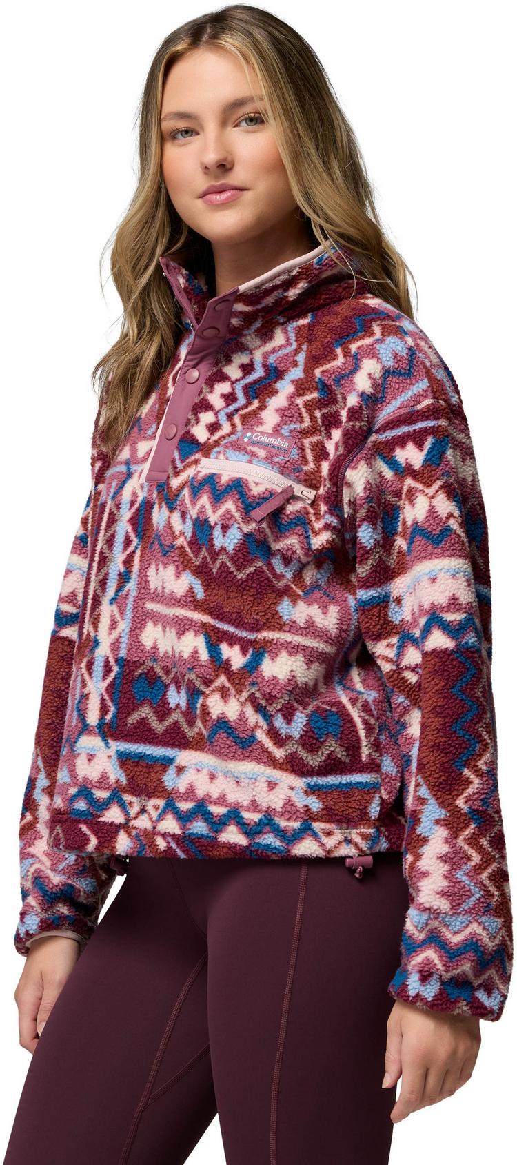Columbia Columbia Helvetia II Fleeceshirt Damen - antique mauve-geomix - 2 | SportScheck