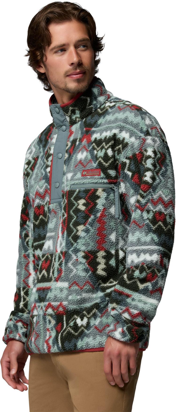 Columbia Columbia Helvetia II Fleeceshirt Herren - sedona sage geomix - 2 | SportScheck