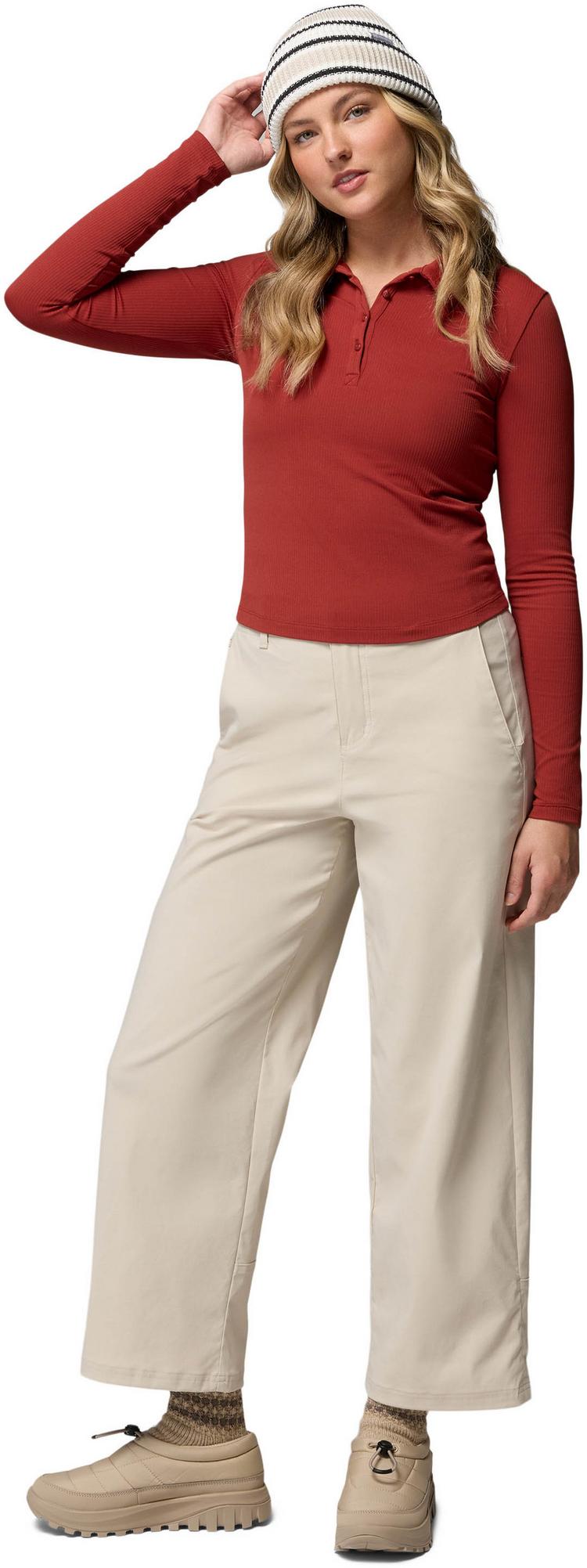 Columbia Columbia ROC Tech Wide Chinohose Damen - dark stone - 3 | SportScheck