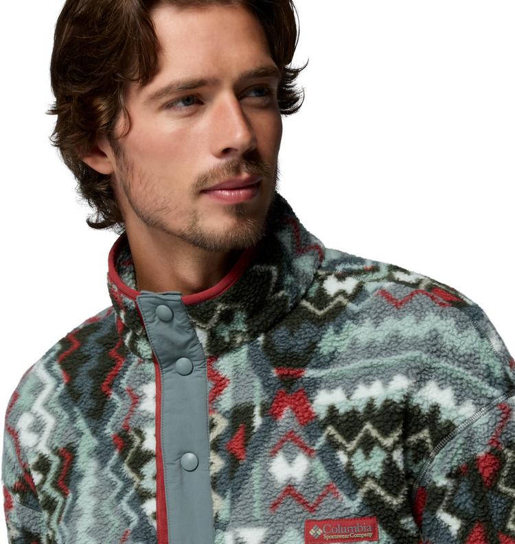 Columbia Columbia Helvetia II Fleeceshirt Herren - sedona sage geomix - 4 | SportScheck