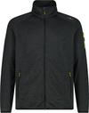 CMP Strickfleece Herren - jungle-antracite