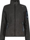 CMP Strickfleece Damen - antracite-cool blue