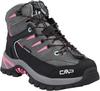 CMP RIGEL 2.0 MID WP Wanderschuhe Kinder - grey-acquarius-pink fluo