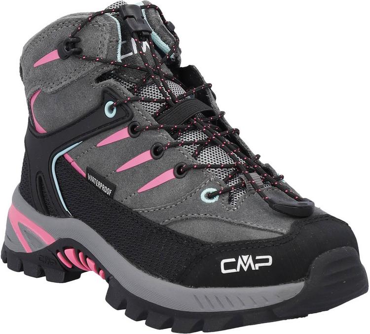 CMP CMP RIGEL 2.0 MID WP Wanderschuhe Kinder - grey-acquarius-pink fluo - 0 | SportScheck