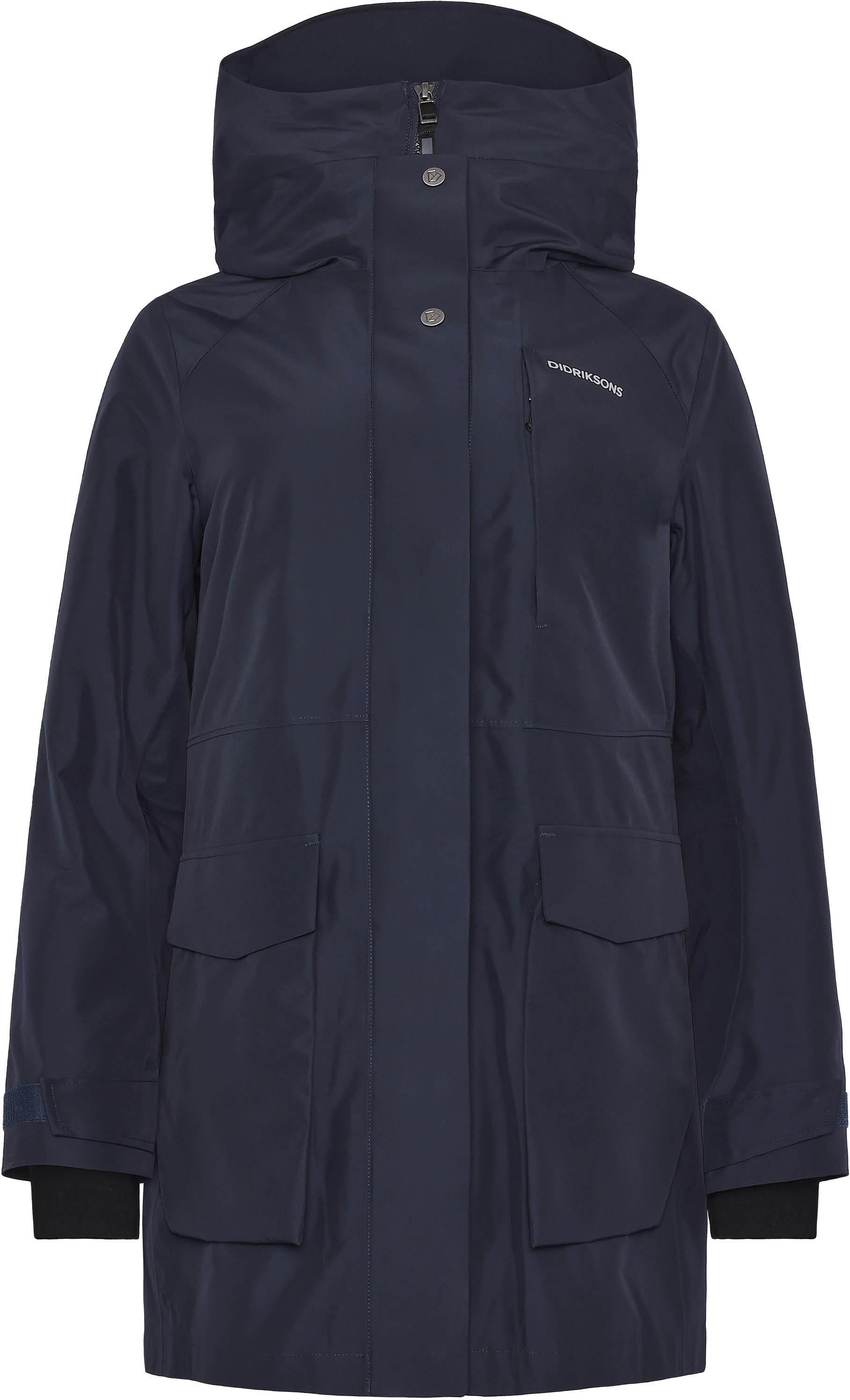 Didriksons Damen Blau Harriet Parka - Größe Größe 38