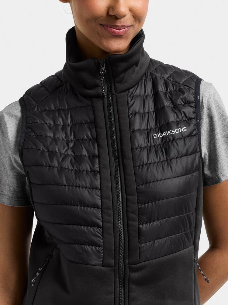 Didriksons Didriksons ANNEMA Outdoorweste Damen - black - 5 | SportScheck