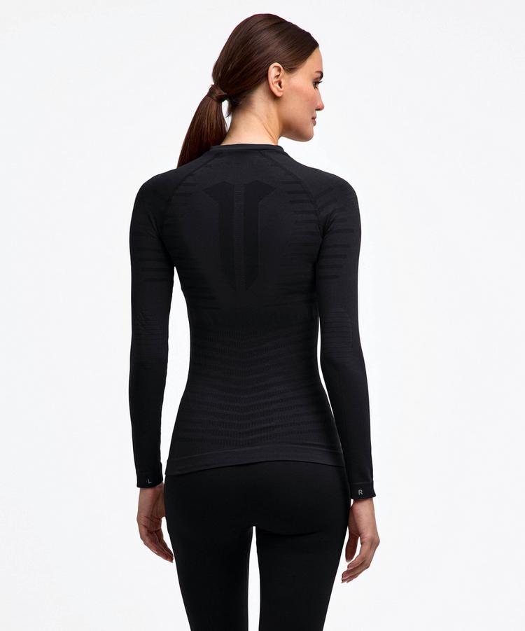 Falke Falke Maximum Warm Langarmshirt Damen - black - 1 | SportScheck